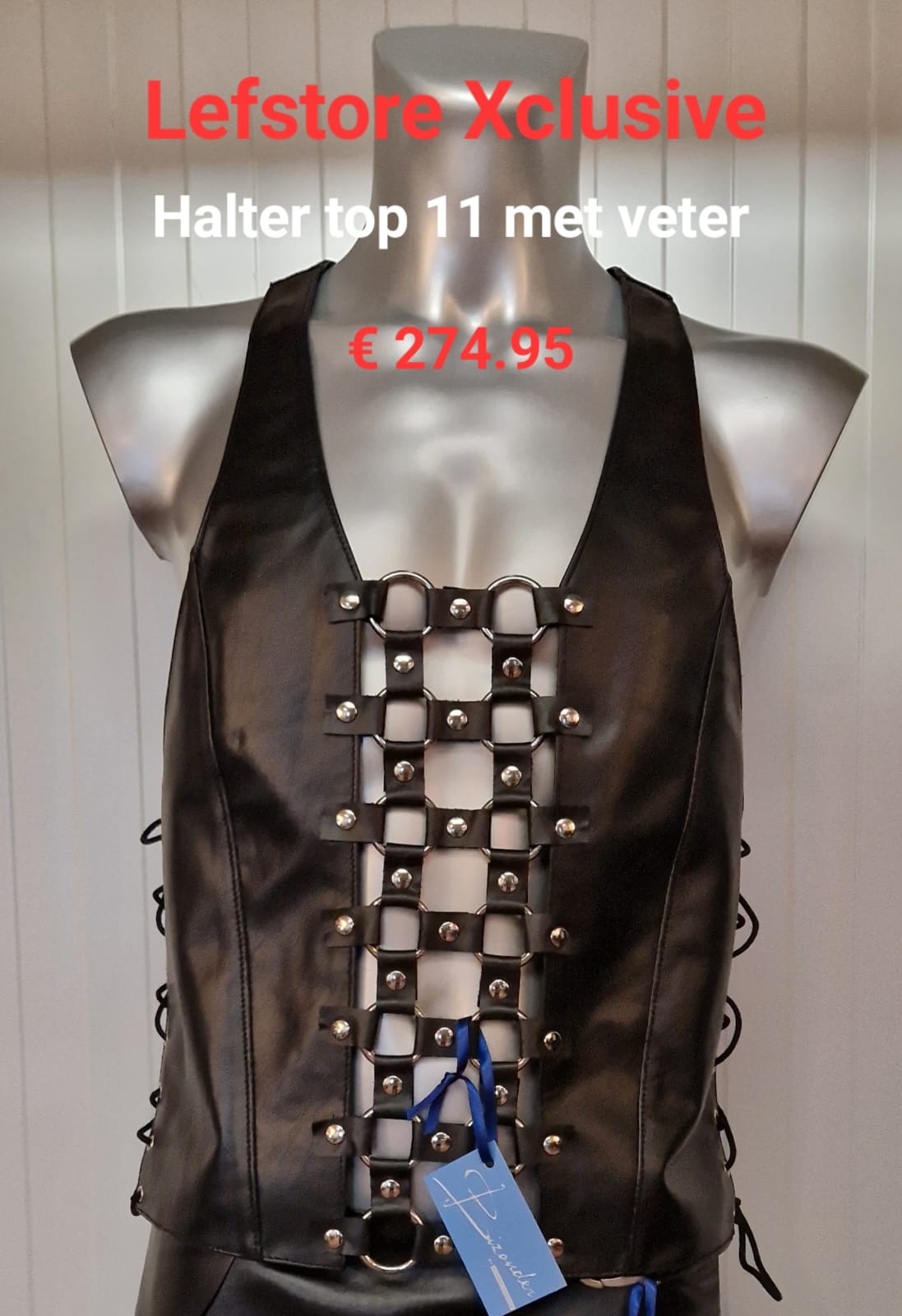 Heren halter top / veter