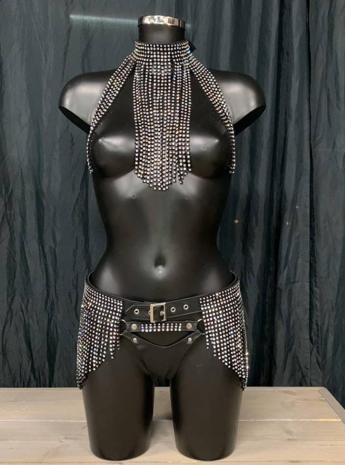Strass set compleet